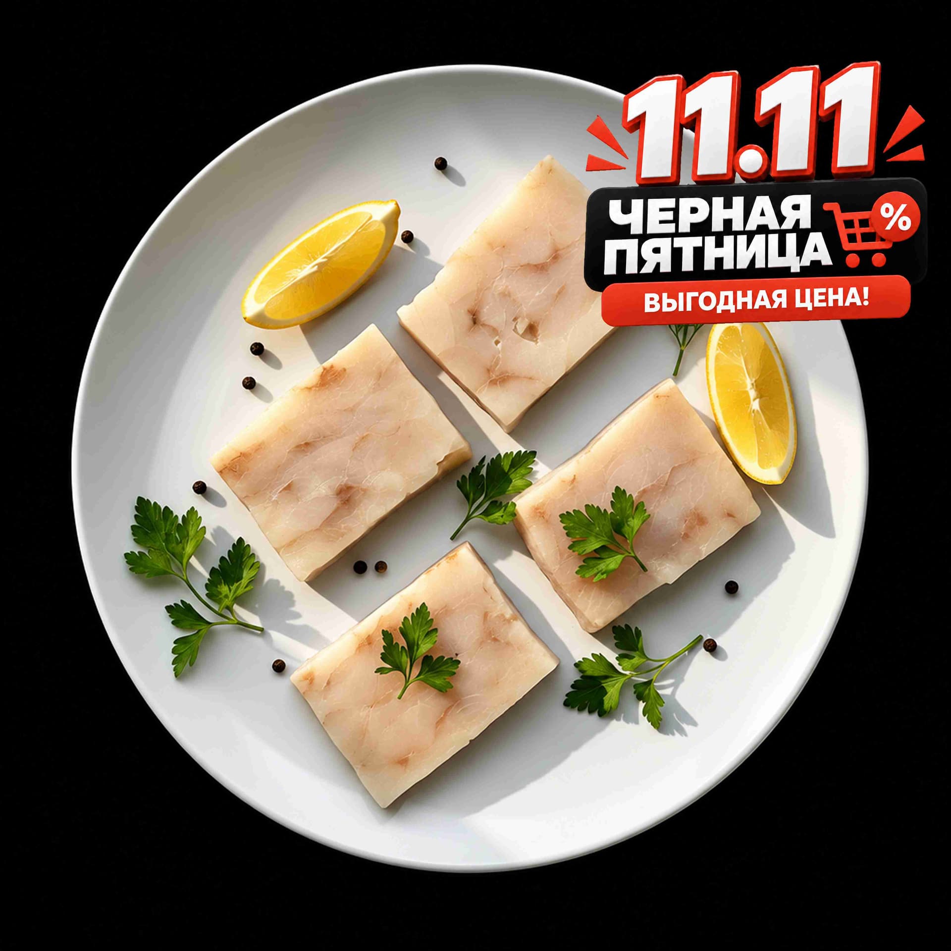 Минтай, филе свежемороженое, порционное, «Икорный», 400 г