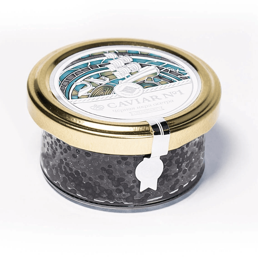 Черная икра осетровая, "Романовское осетровое хозяйство", 50 г