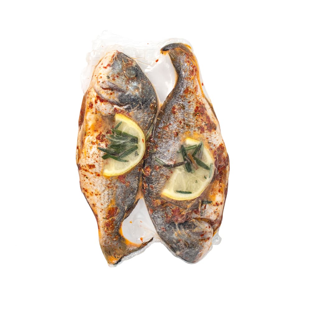 Дорадо в оливковом масле с итальянскими травами, свежемороженая, ~600 г