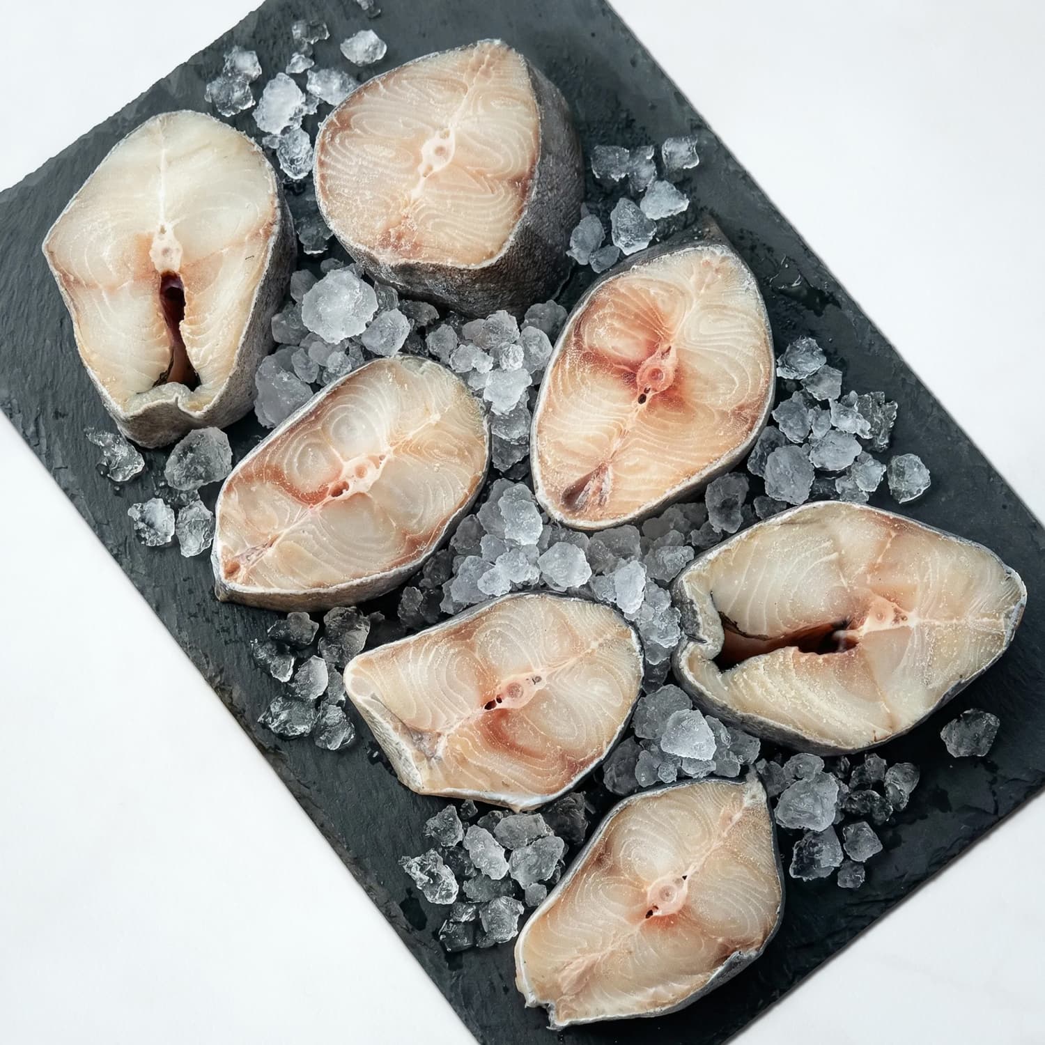 Черная треска (угольная), стейки свежемороженые, «Икорный», 600 г