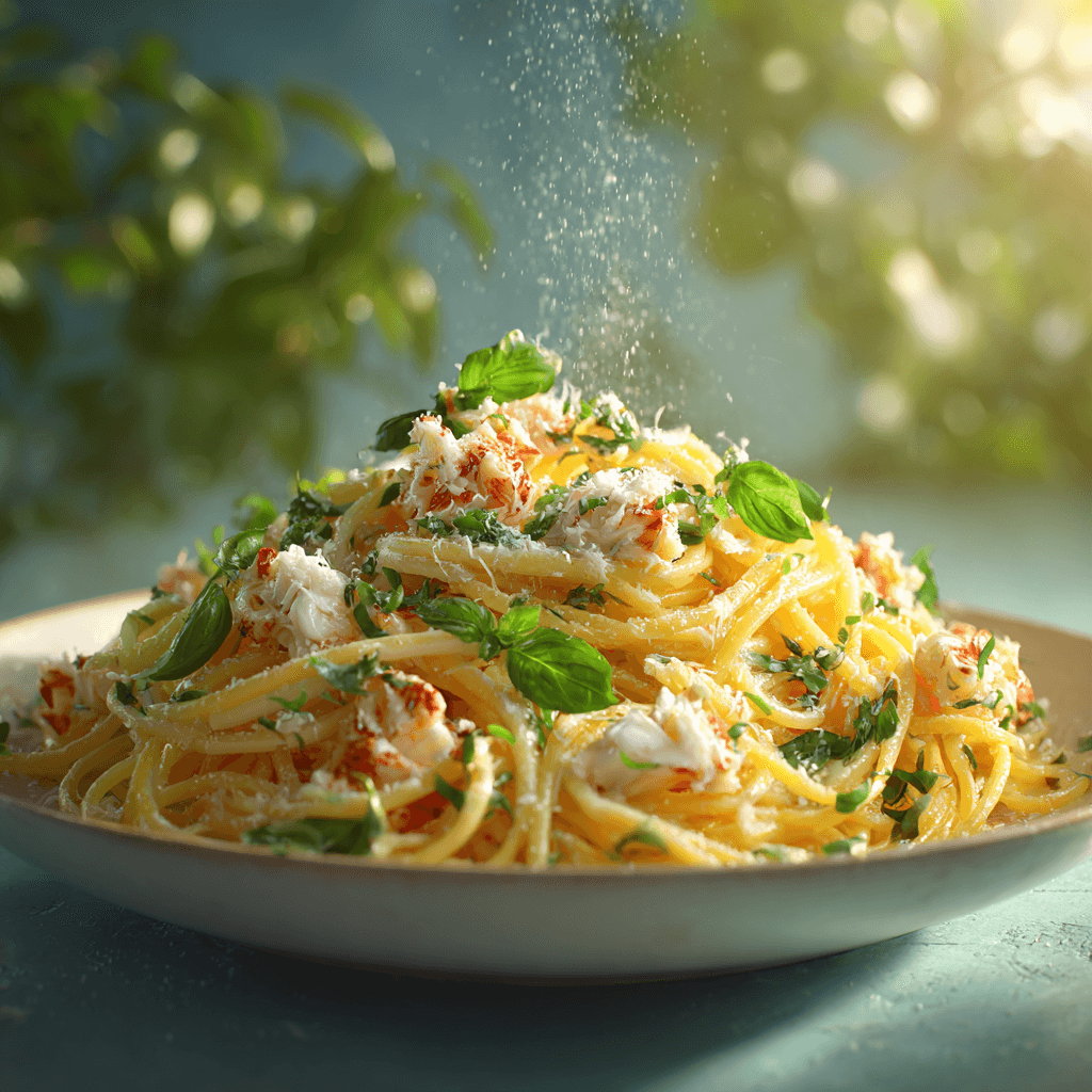 Паста с крабом