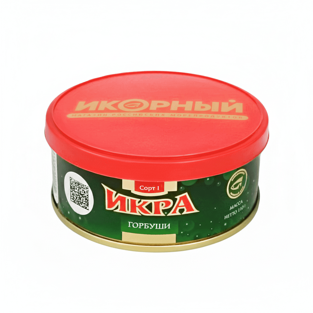 Красная икра лососевая зернистая (Горбуша) ж/б, 110 г. Путина 2025