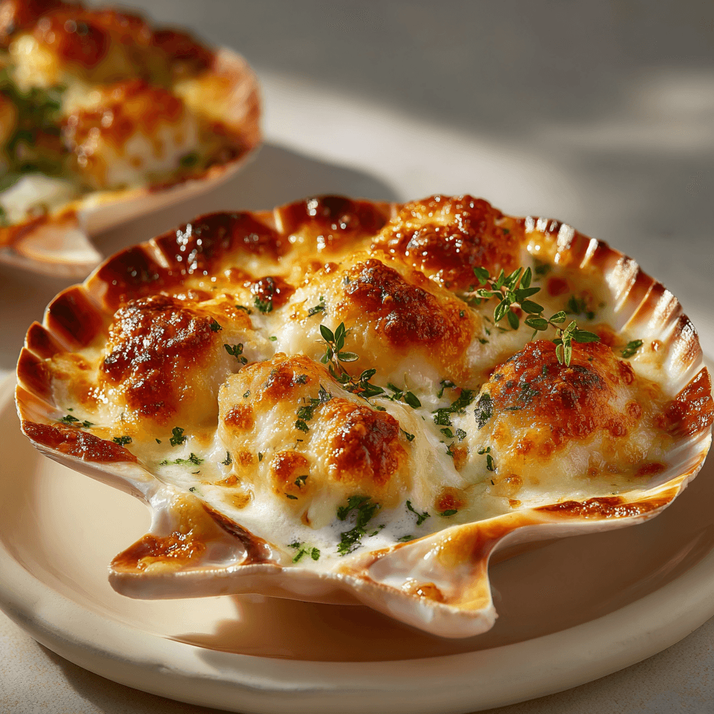 Гребешки в соусе «Шампань»