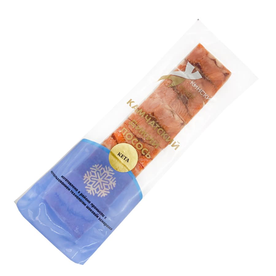 Дикий лосось кета, филе свежемороженое «Укинский Лиман», 650 г