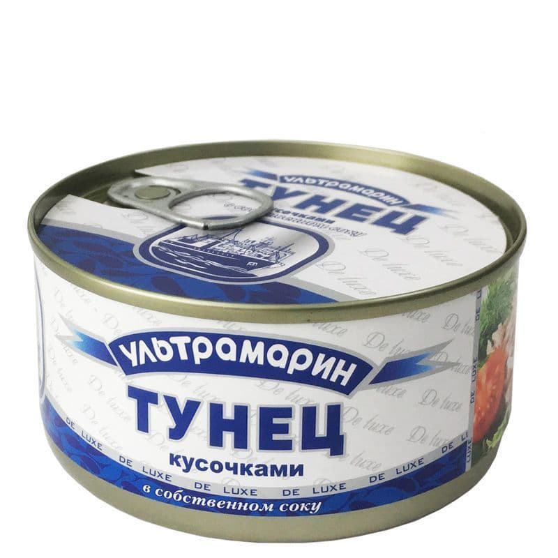 Тунец в собственном соку «Ультрамарин», 185 г
