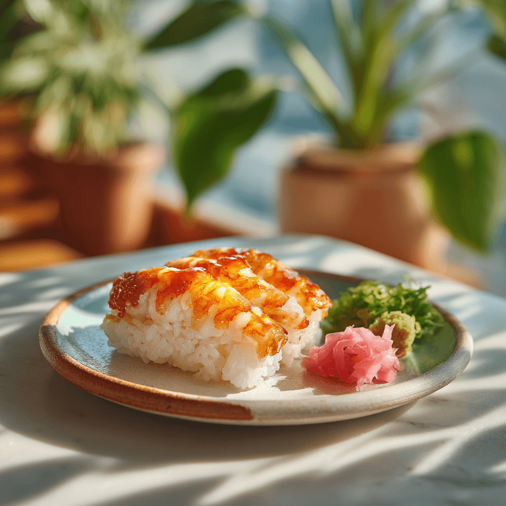 Нигири суши с креветками