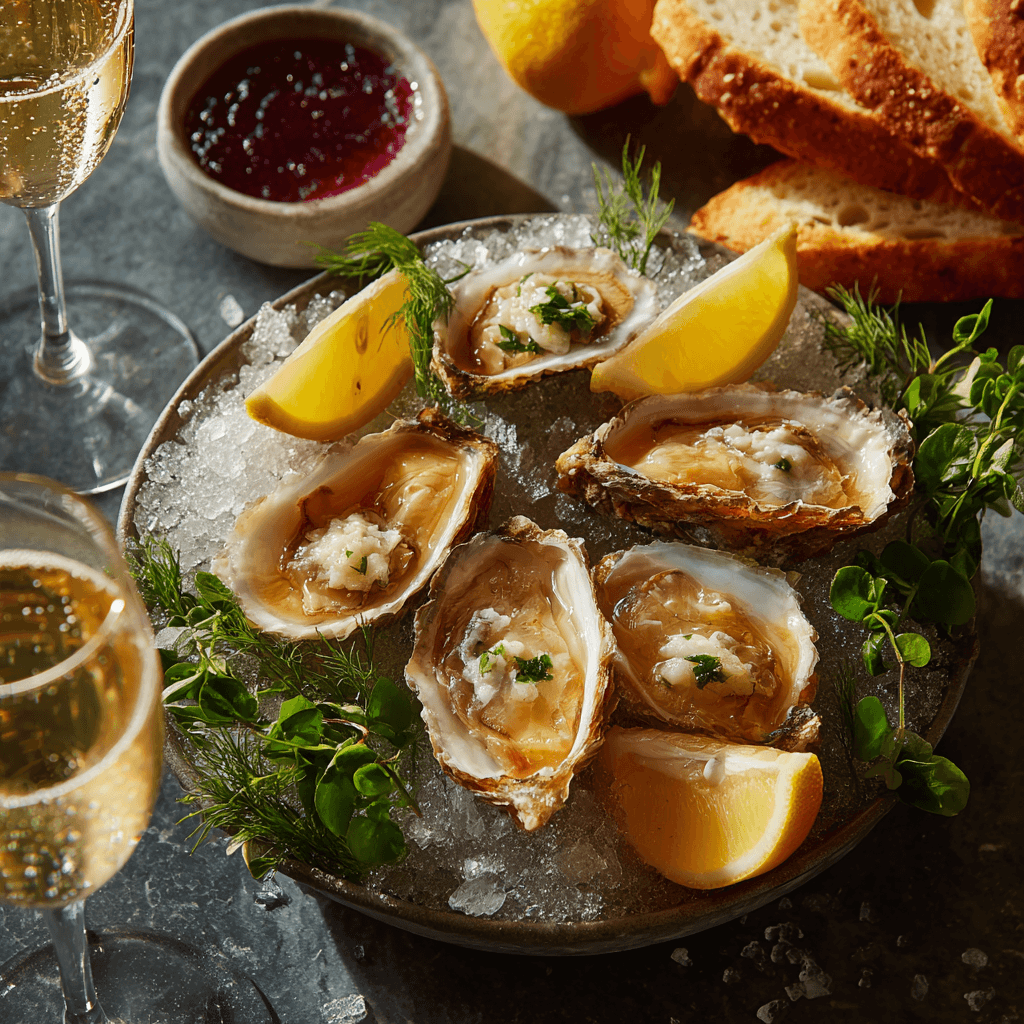 Как правильно подать устрицы