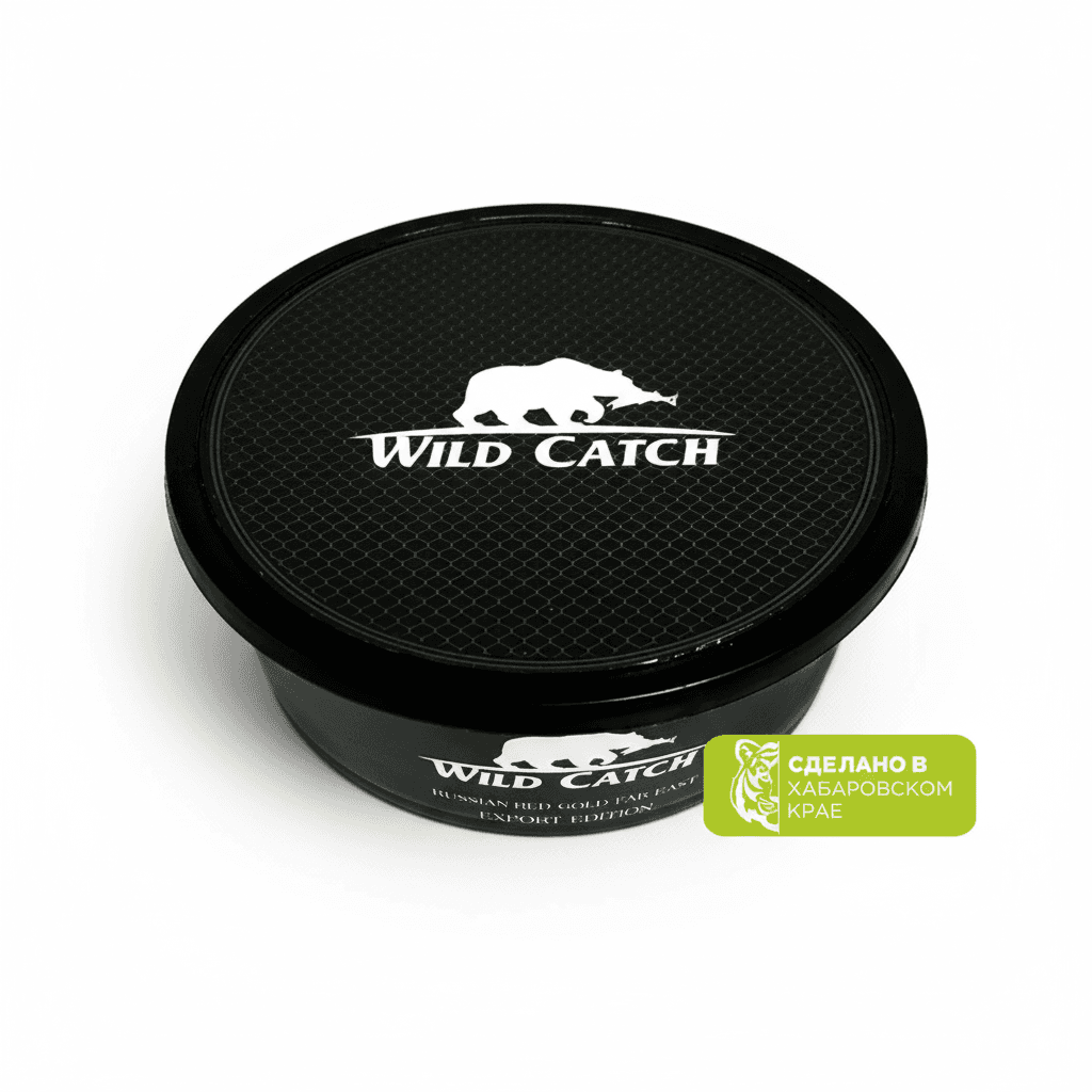 Красная икра лососевая зернистая (Кета), без консервантов экспортная «Дикий улов», 200 г. Путина 2025