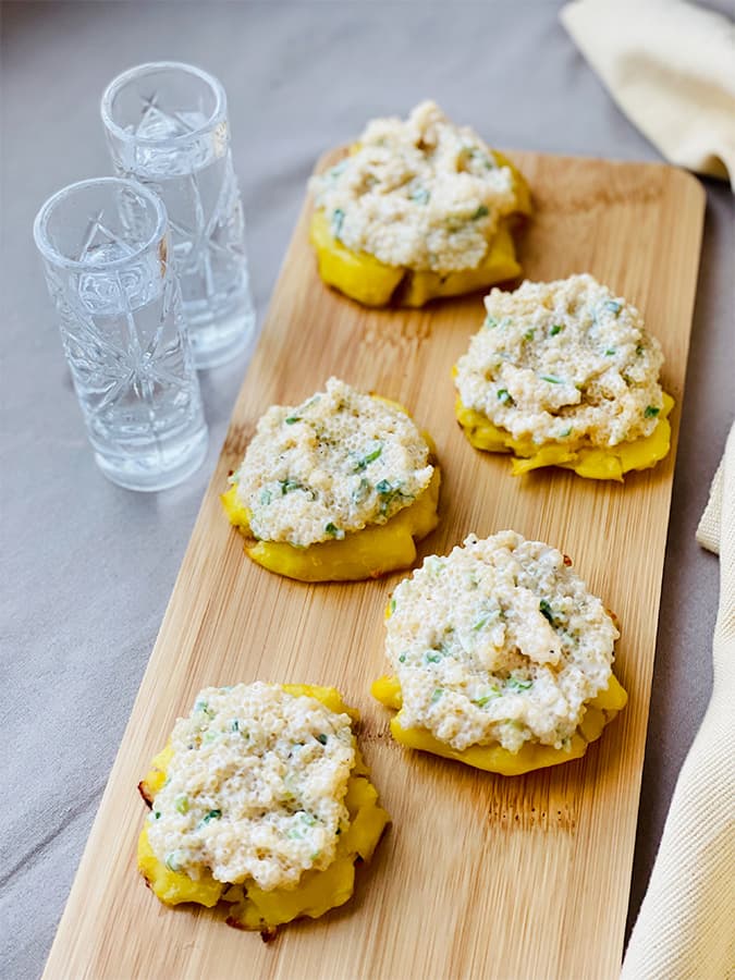 Закуска с икрой щуки