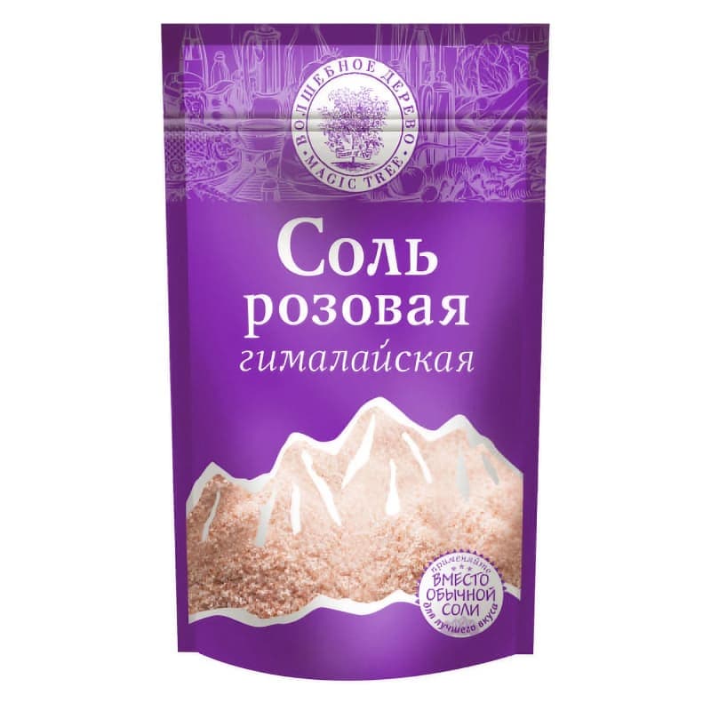 Соль гималайская розовая мелкая, «Волшебное Дерево», 350 г