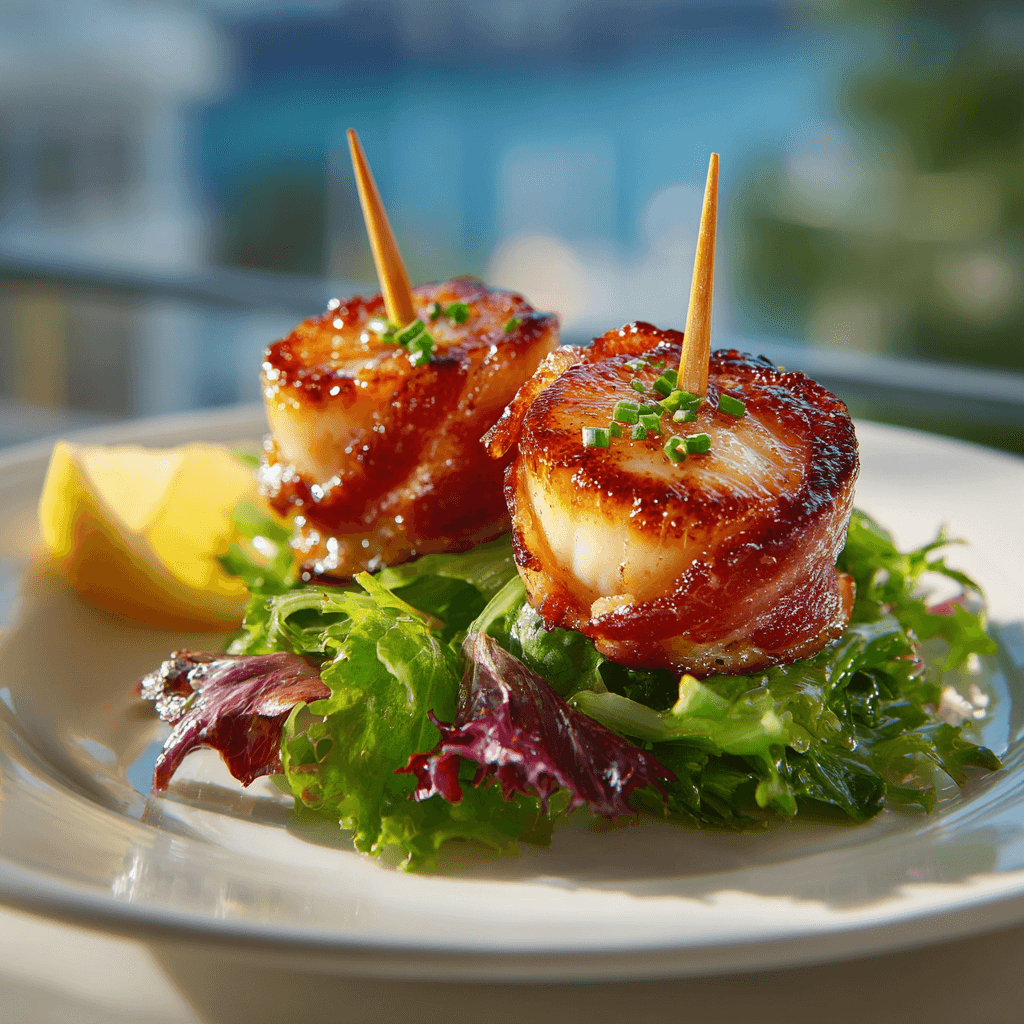 Гребешок завернутый в бекон