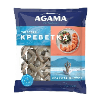 Креветка тигровая, свежемороженая, "Agama", 400 г