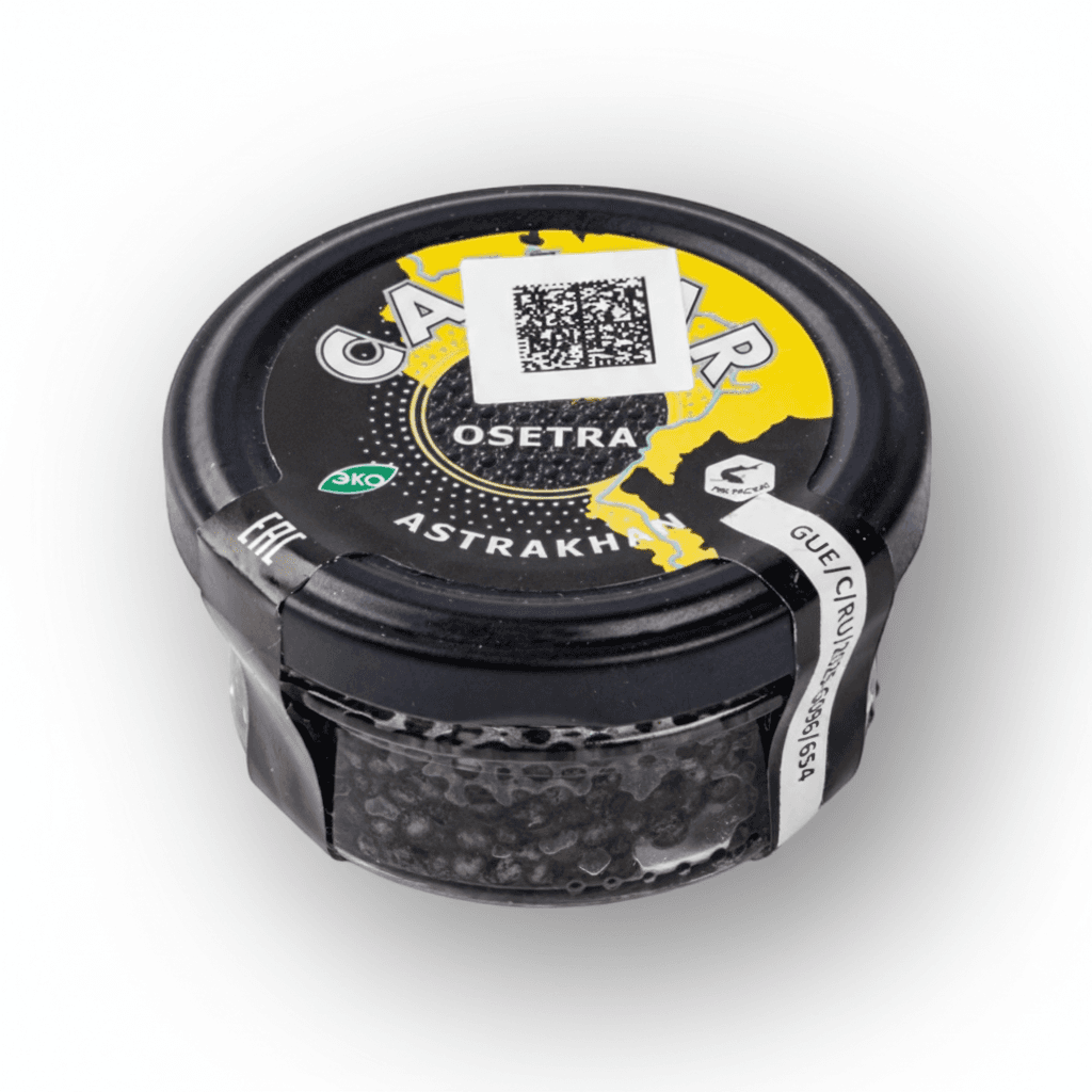 Черная икра осетровая зернистая «Астраханская» Premium, 50 г