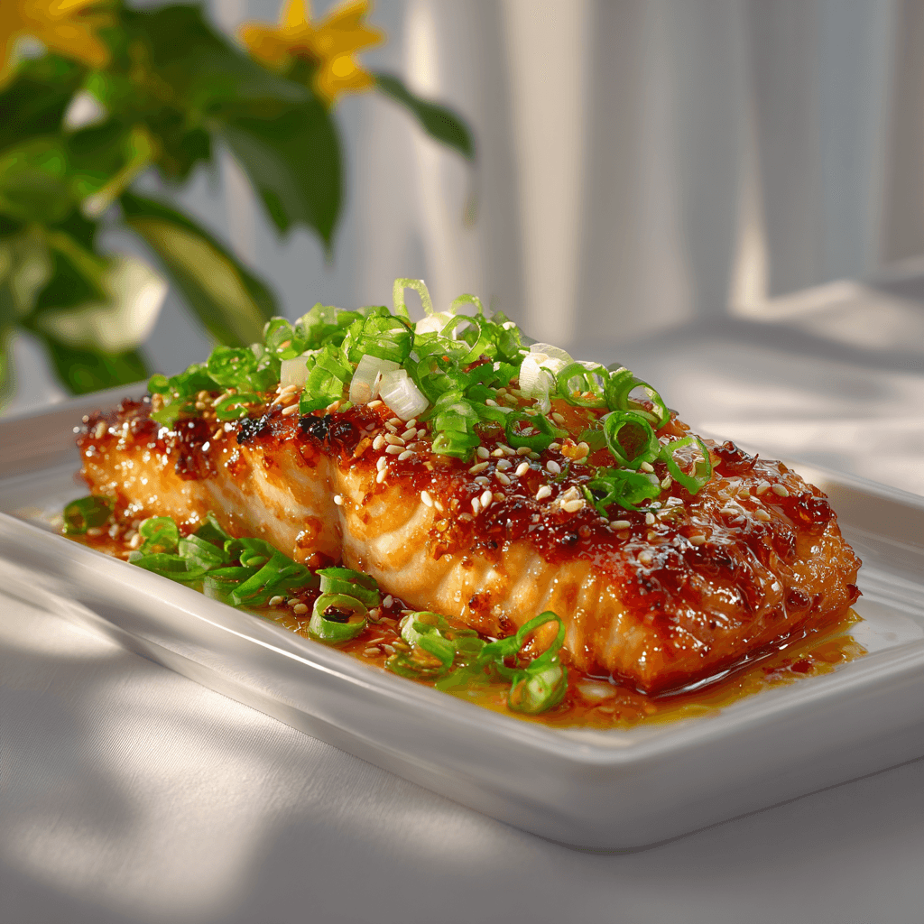 Глазированный лосось по-азиатски