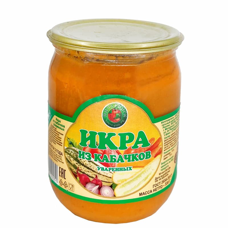 Икра из кабачков «Мичуринск», 530 г