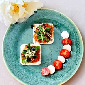 Быстрая закуска с тыквенной икрой