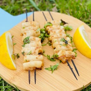 Кальмар на шпажках