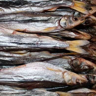 Быстрый способ приготовления вяленой корюшки