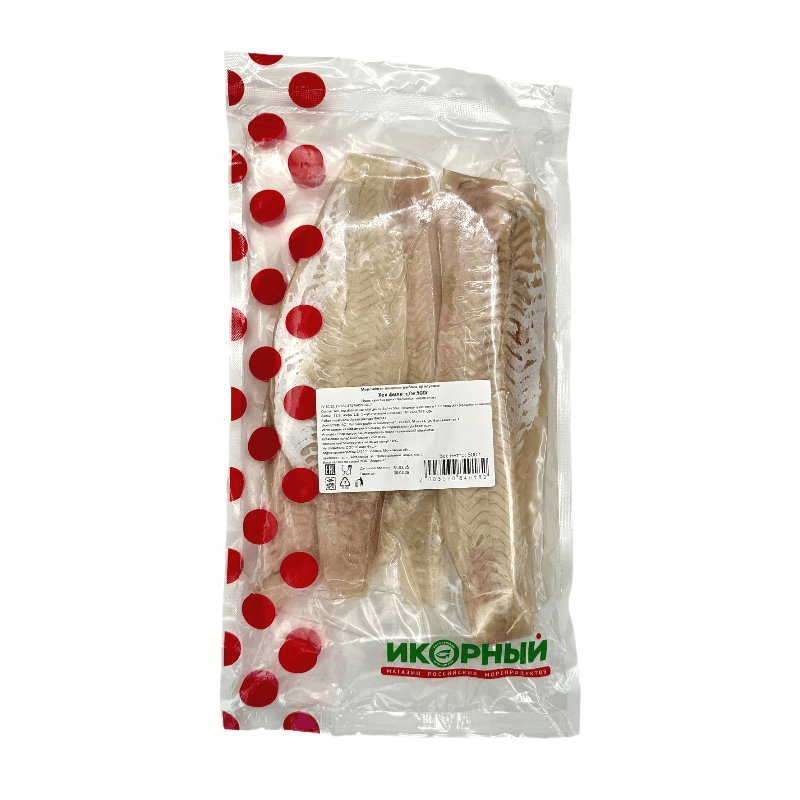 Хек, филе свежемороженое, "Икорный", 500г