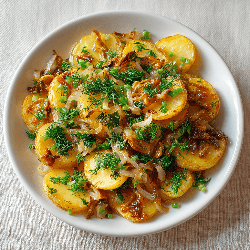 Жареная картошка с кукумарией