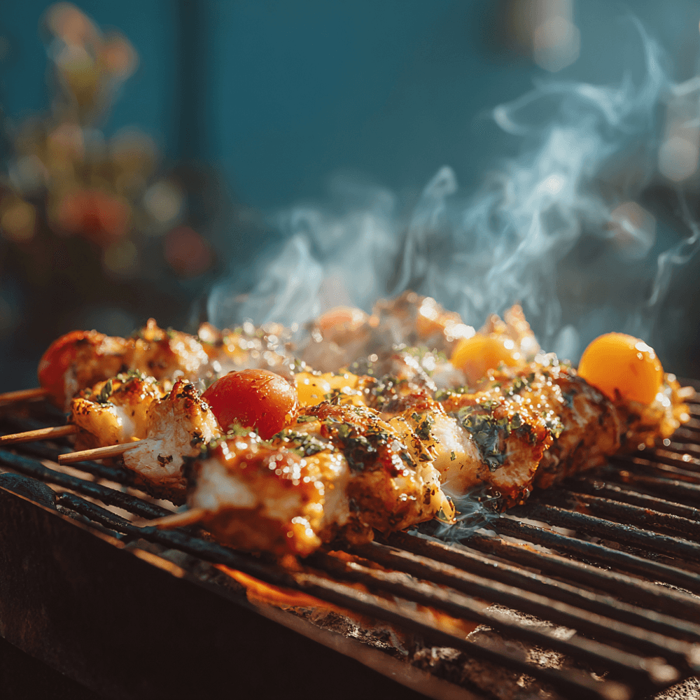 Шашлык из рапаны в лимонно-чесночном маринаде