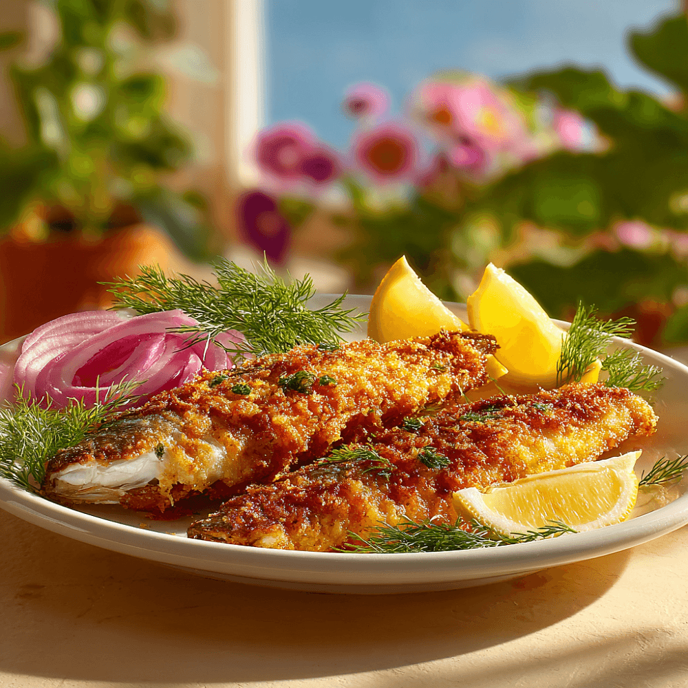 Жареная навага