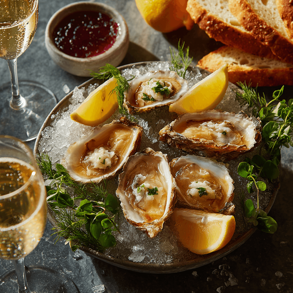 Как правильно подать устрицы