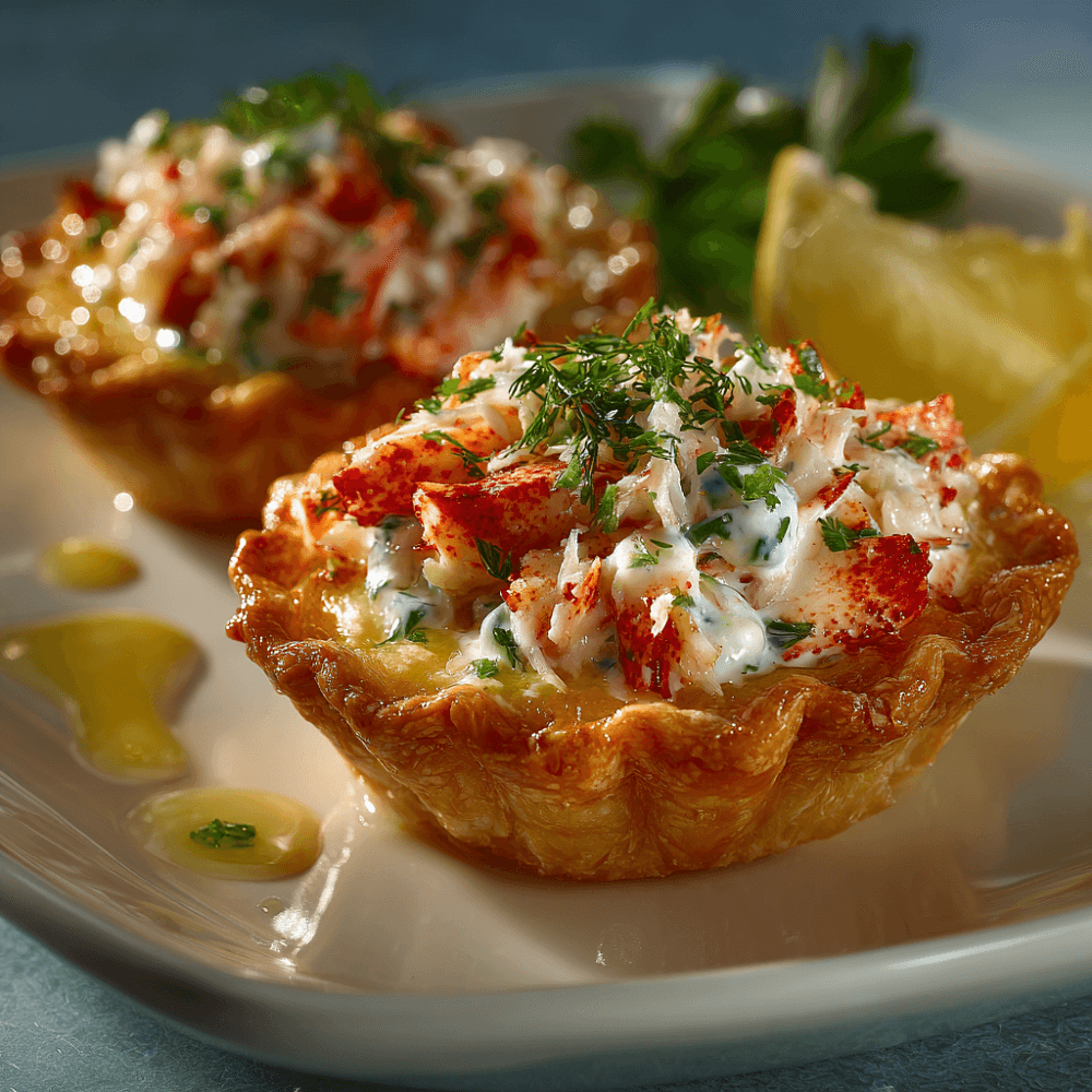 Тарталетки с крабом