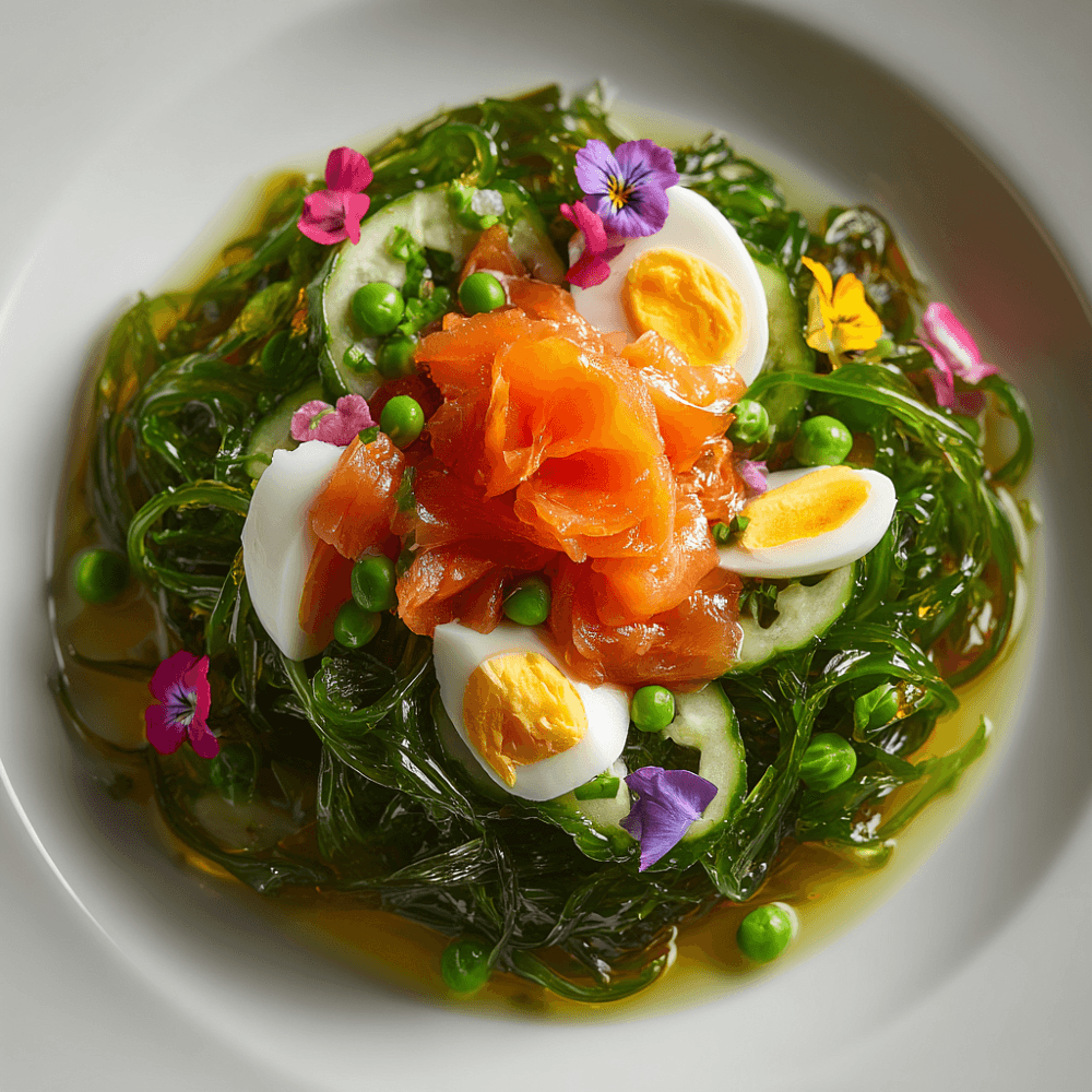 Салат из морской капусты по-сахалински