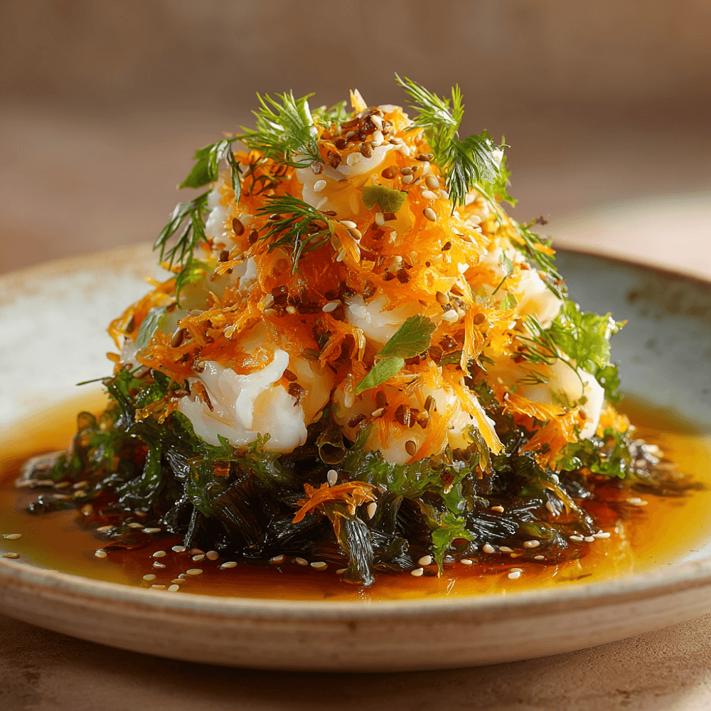 Спизула сахалинская с морской капустой