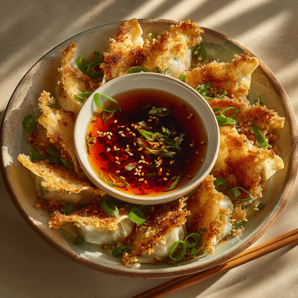 Как вкусно пожарить корейские пельмени дамплинги?