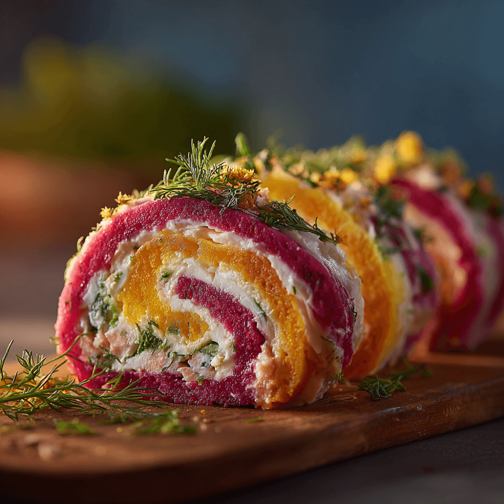 Селедка под шубой рулетом