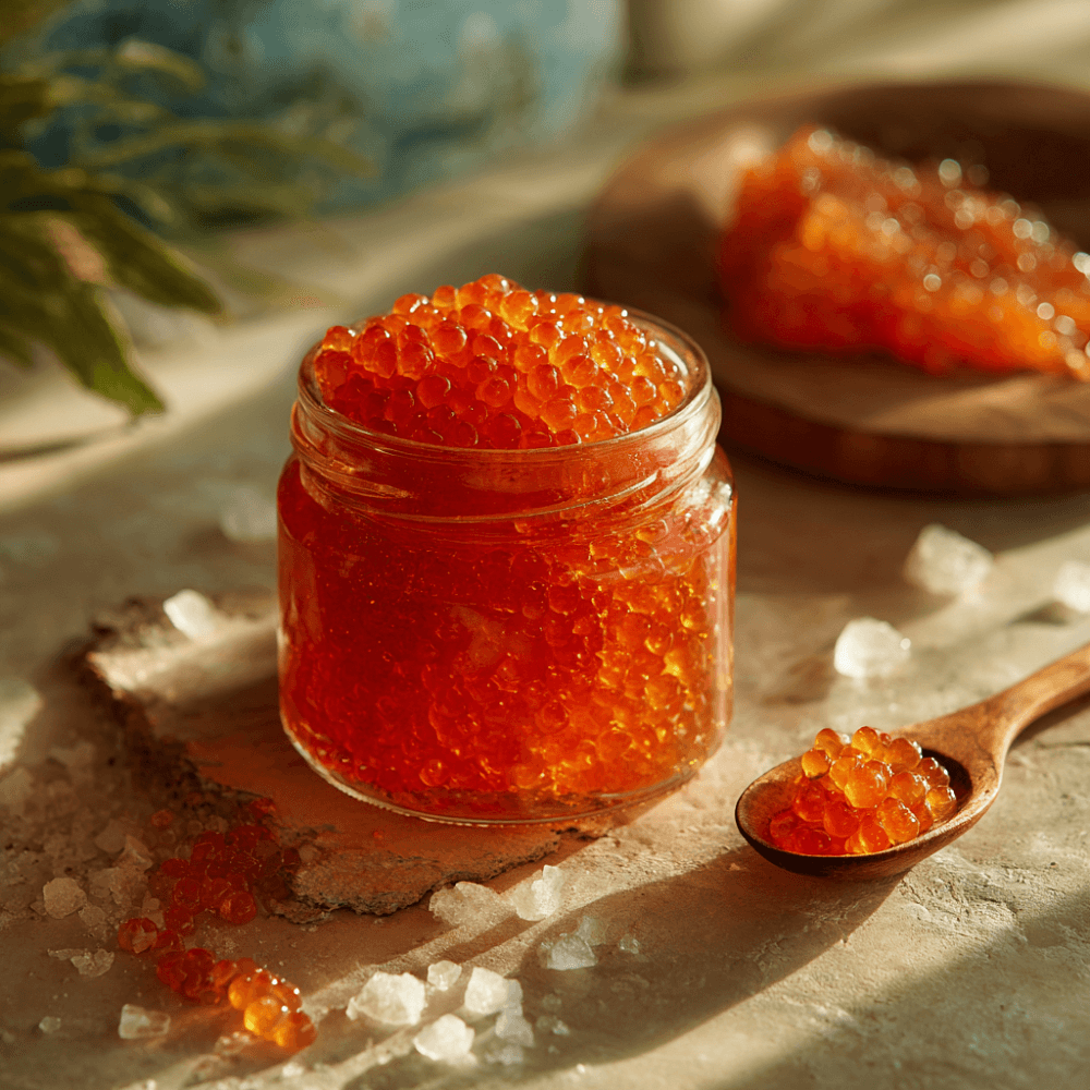 Икра-пятиминутка: солим красную икру в домашних условиях