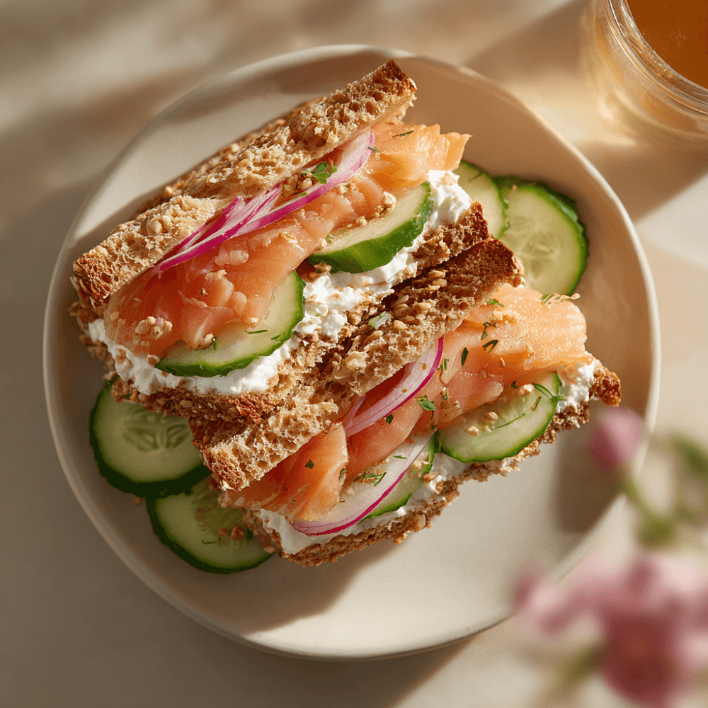 Нарезка кеты в батоне