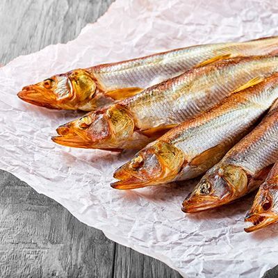Копчёная корюшка