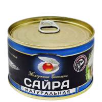 Сайра тихоокеанская натуральная «Жемчужина Сахалина», 227 г