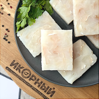Треска, филе порционное свежемороженое, "ИКОРНЫЙ", 600 г