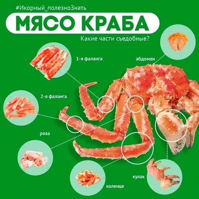 Самые ценные и вкусные части краба: выбираем правильно