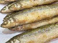 Жареная корюшка
