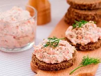 Паштет из консервированного лосося (нерки)